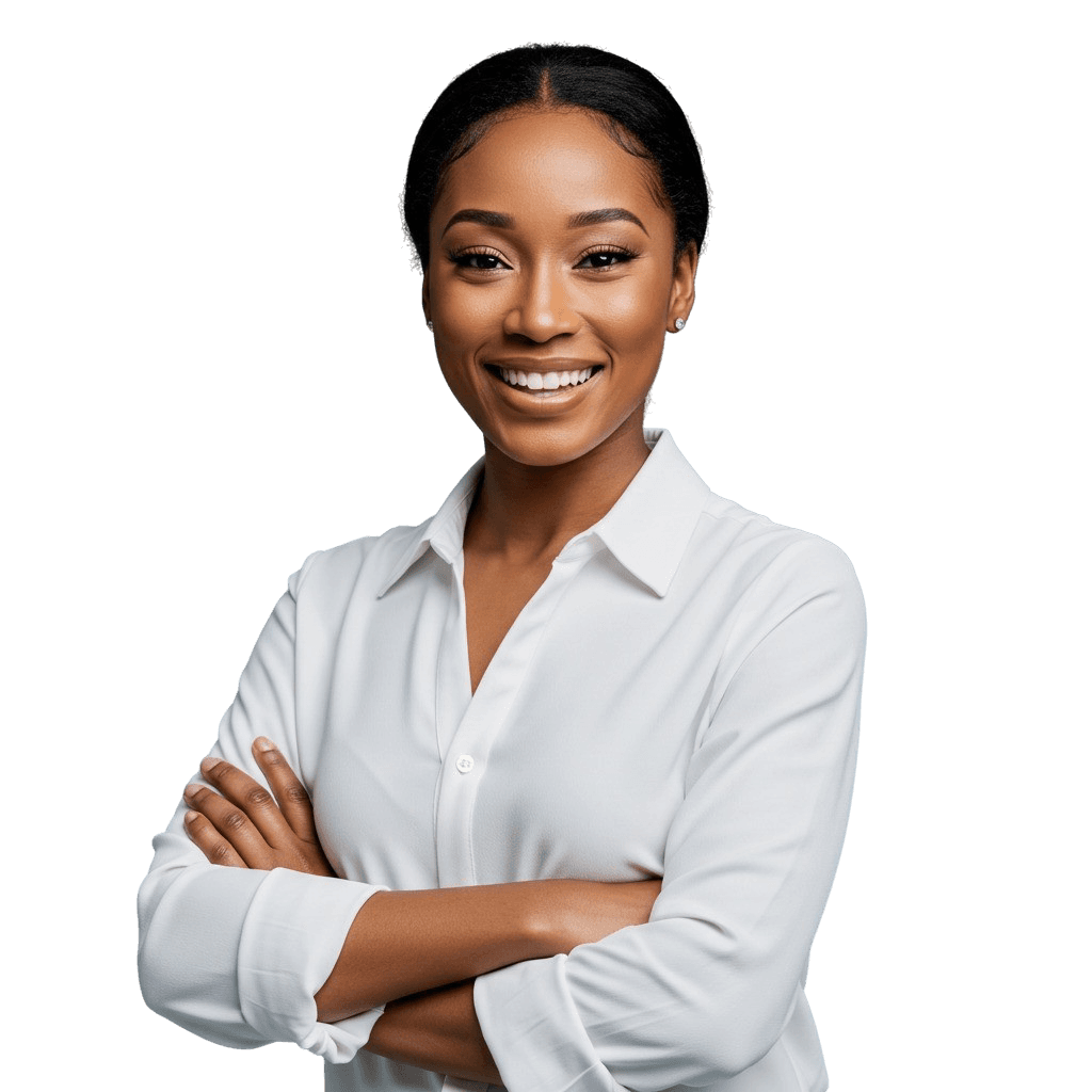 Wellness professional in yoga pose