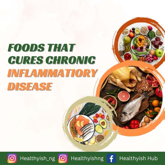 FOODS THAT HELP TO CURE CHRONIC INFLAMMATORY DISEASES
