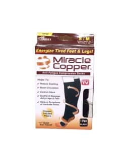 Anti-fatigue compression socks copper infused